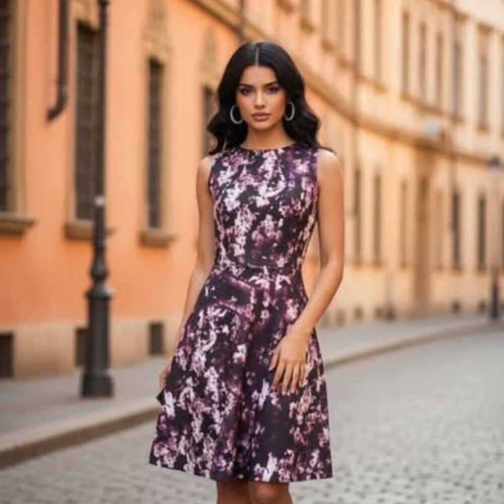 JENNIFER LOPEZ FLORAL DRESS